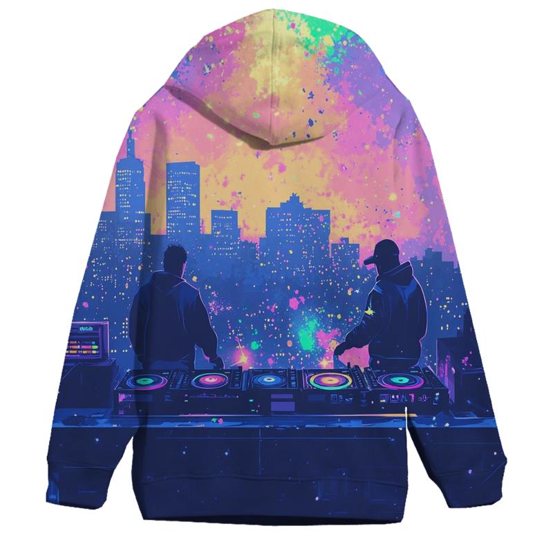 Turntable Stargaze graphic hoodies