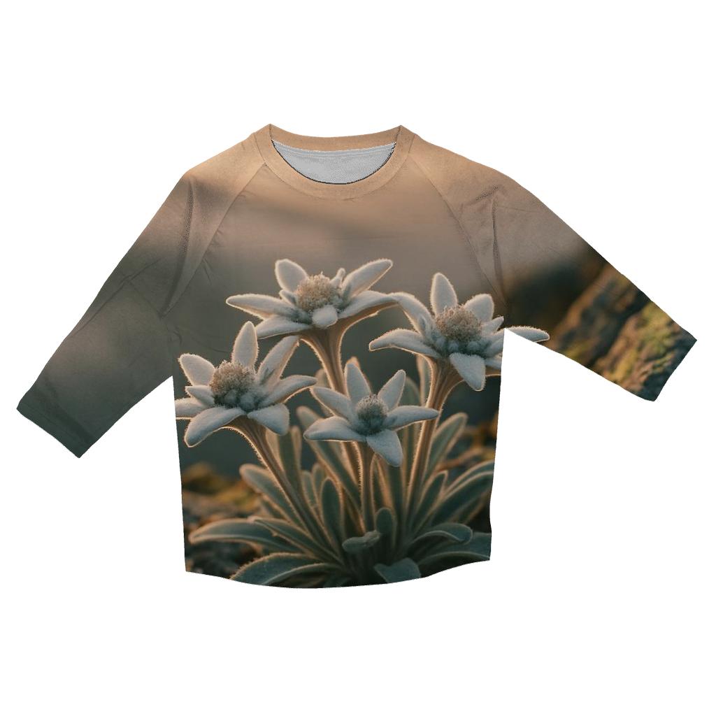 Alpine Edelweiss Ridge Morning casual three quarter sleeve shirts