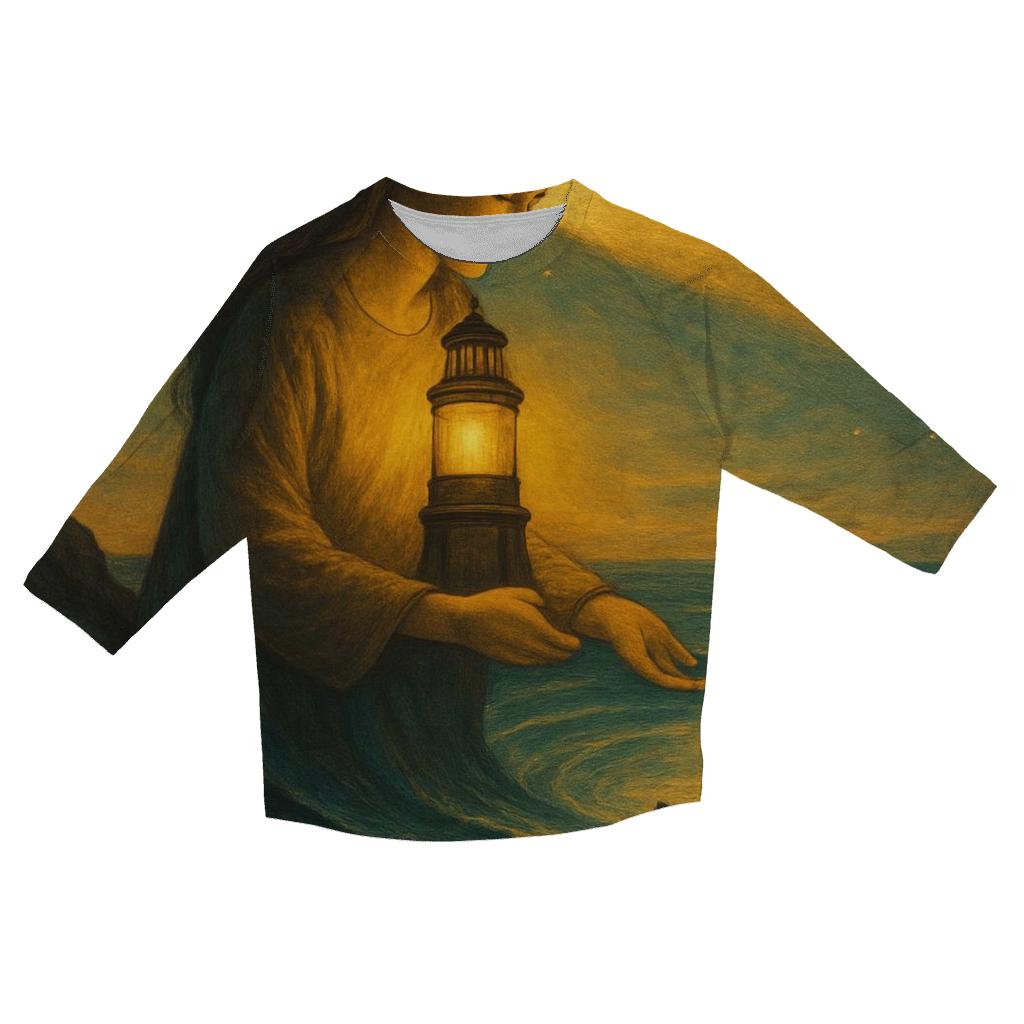 The Everlasting Harbor stylish quarter sleeve tops