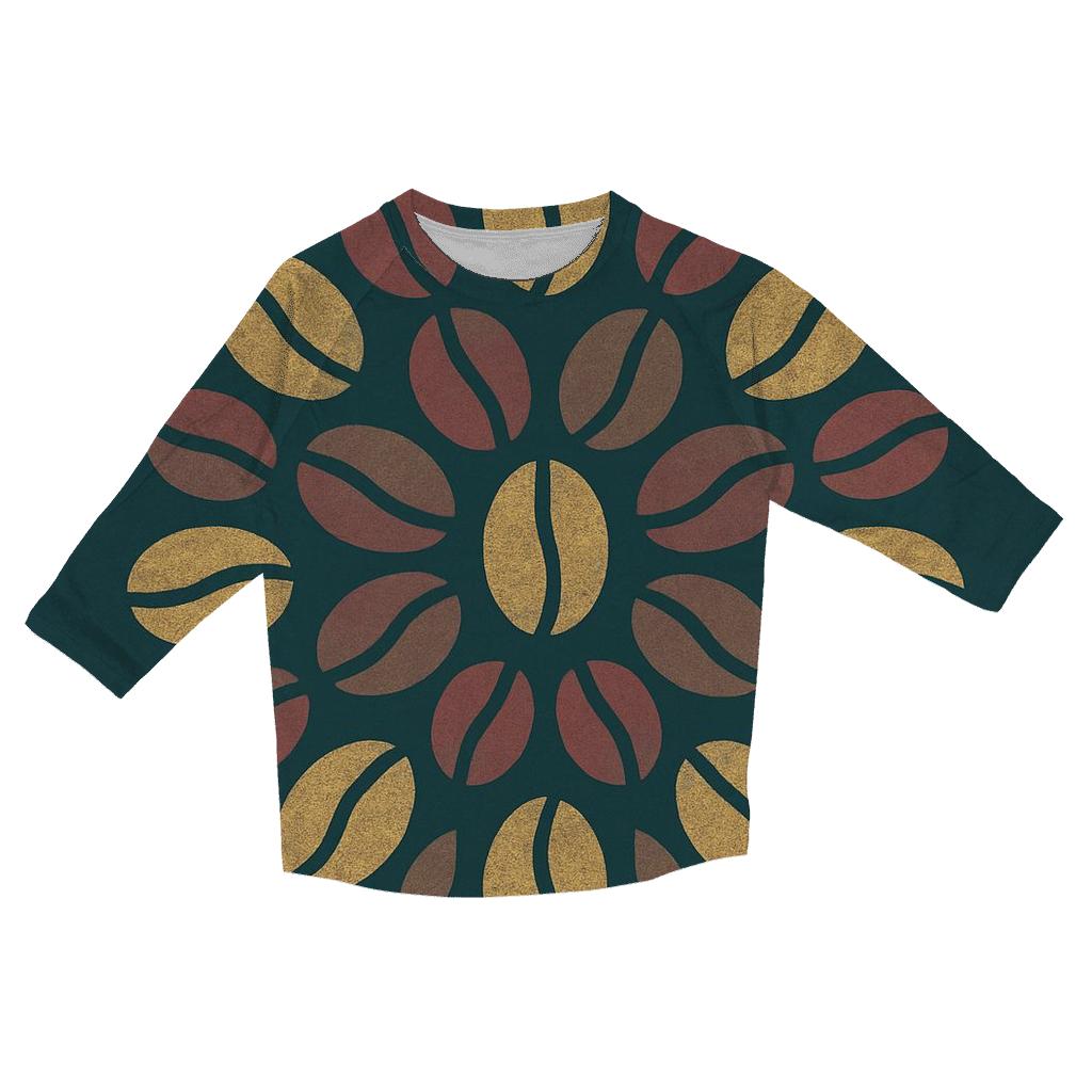 Bean Bloom Emblem fashion 3/4 sleeve shirts
