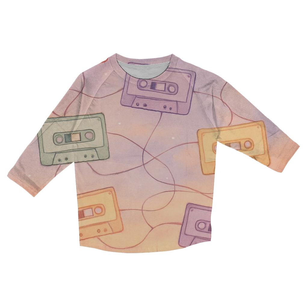 Cassette Constellation trendy 3/4 sleeve tops