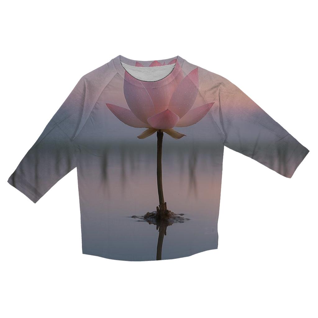 Lotus Reflection In Dawn Paddy personalized 3/4 sleeve tees