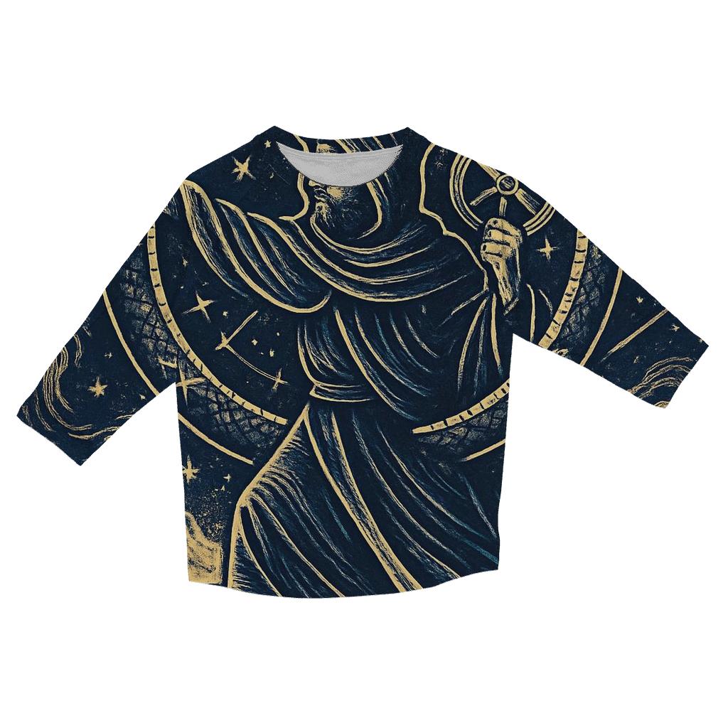 Celestial Ouroboros Navigator personalized 3/4 sleeve tees