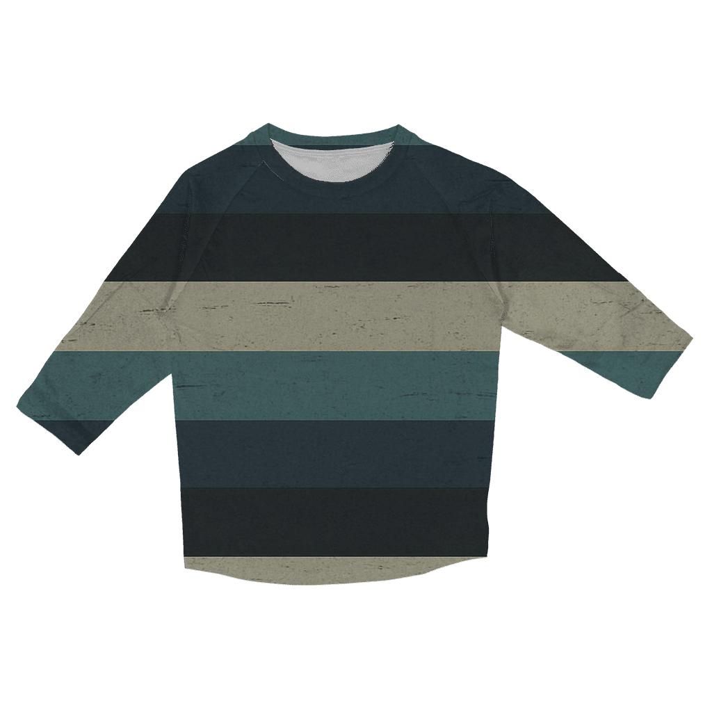 VHS Static Stripes personalized 3/4 sleeve tees