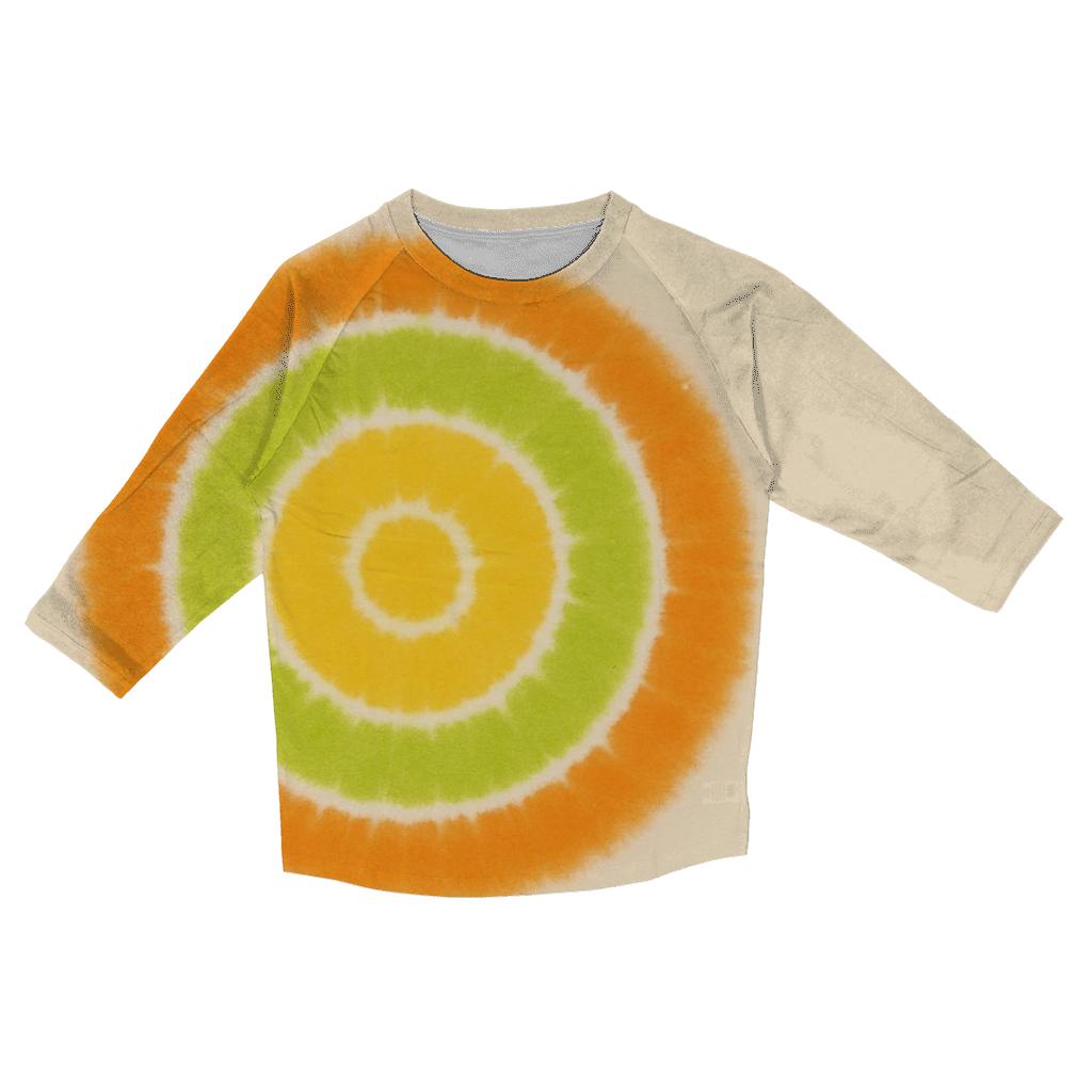 Off-Center Citrus Bullseye personalized 3/4 sleeve tees