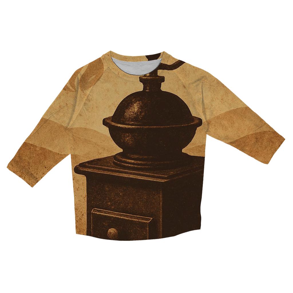 Vintage Mill Silhouette fashion 3/4 sleeve shirts