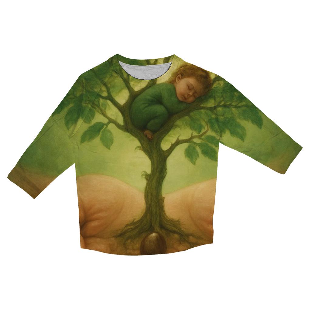 The Seed Of Tomorrow casual three quarter sleeve shirts