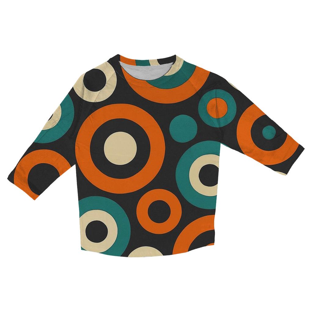 Funk Alley Circles stylish quarter sleeve tops