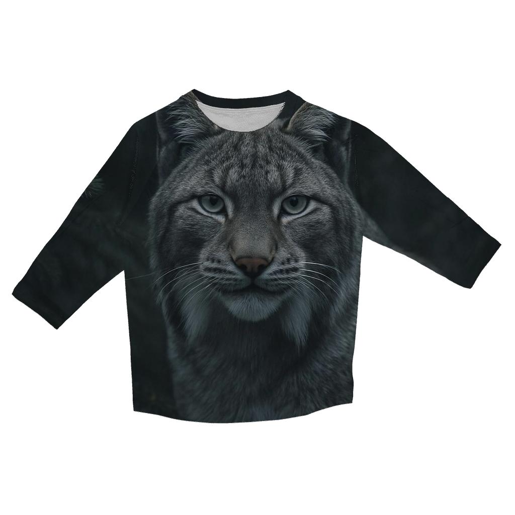 Boreal Stalker — Lynx Portrait fashion 3/4 sleeve shirts