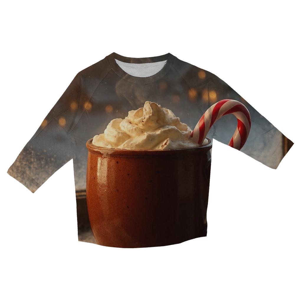 Cocoa By The Window printed three quarter sleeve shirts