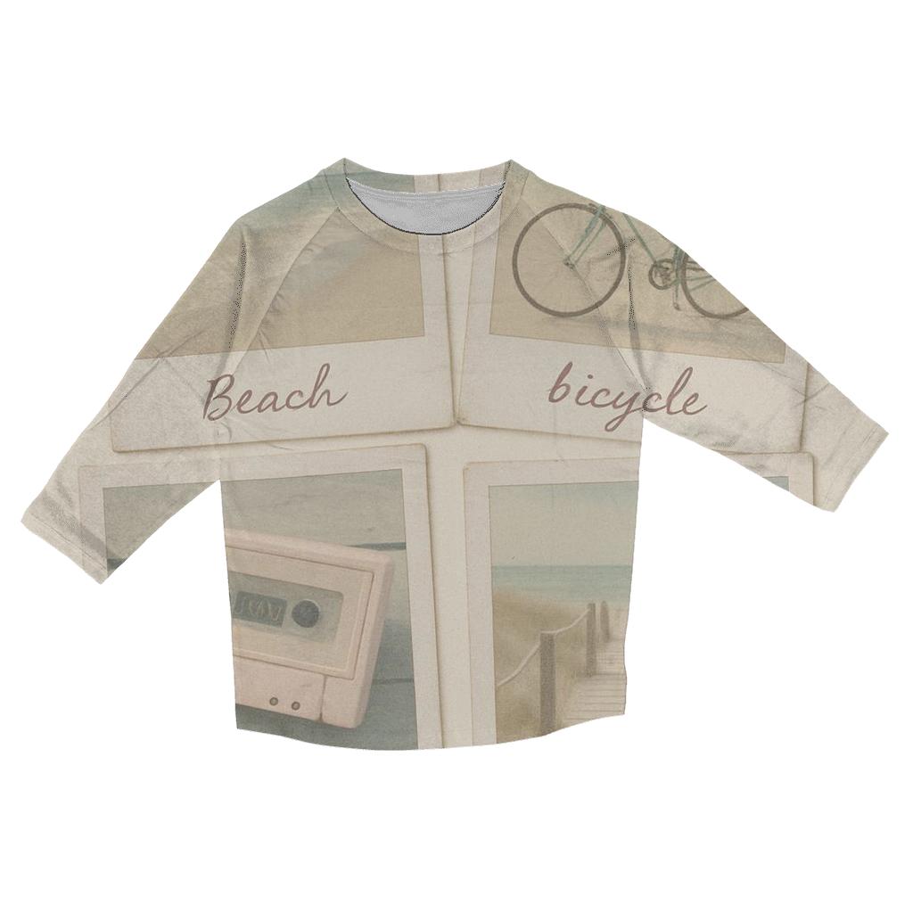 Polaroid Summer Collage personalized 3/4 sleeve tees