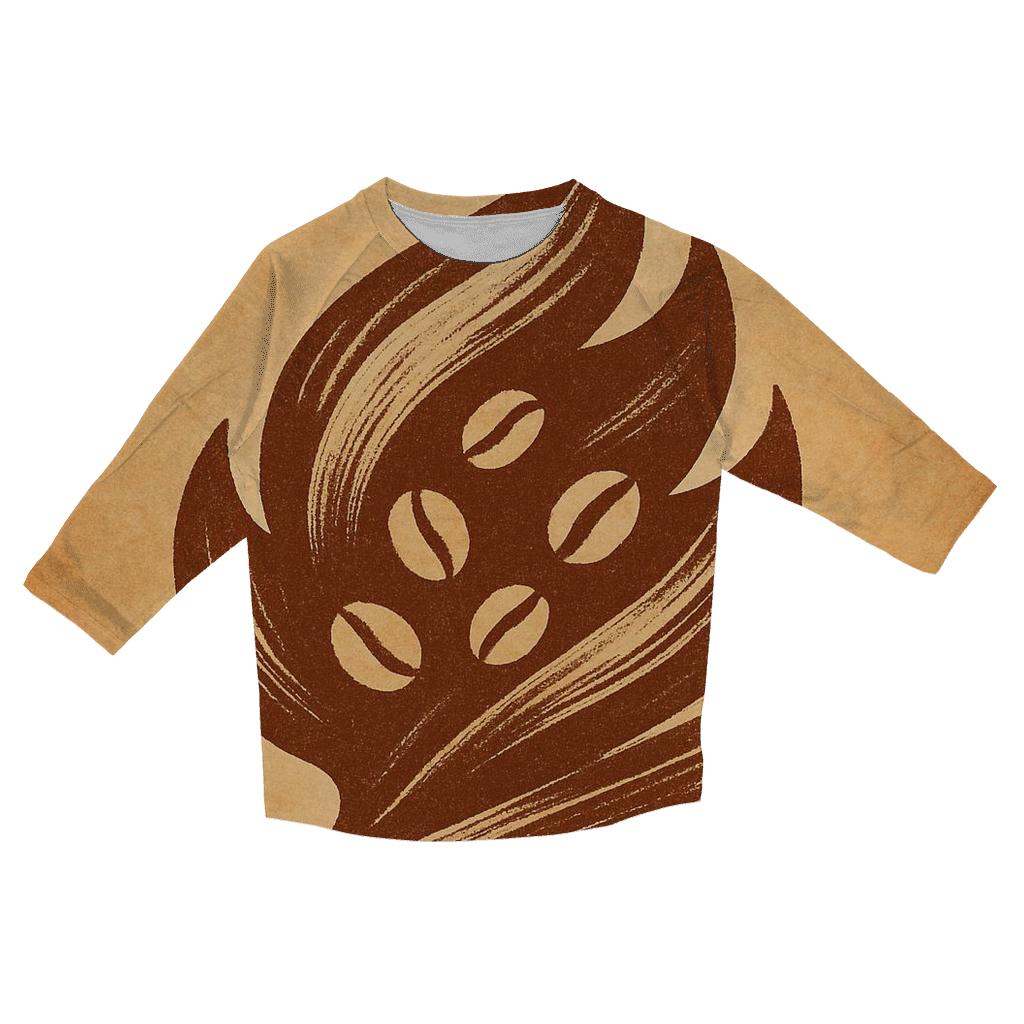 Roast Flame Icon cotton quarter sleeve shirts