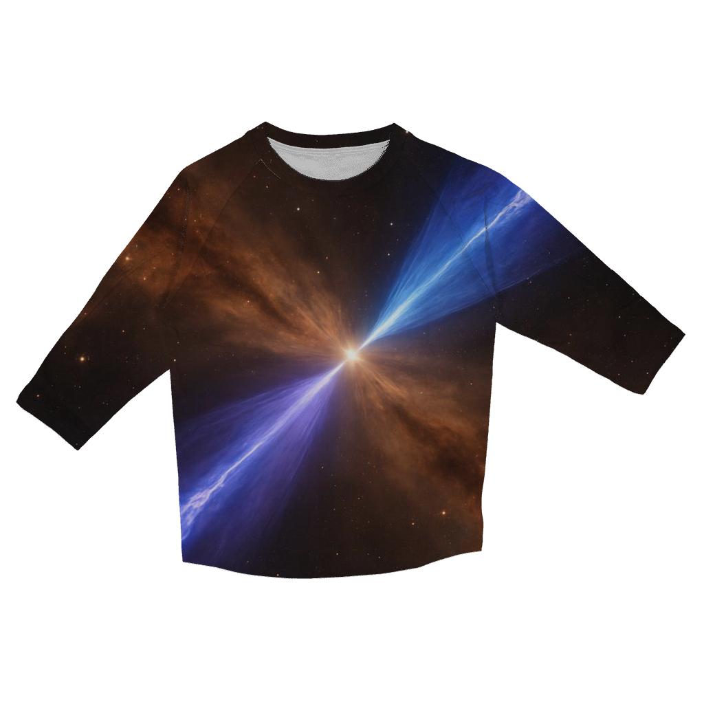 Bipolar Jet Outflow Pillars fashion 3/4 sleeve shirts