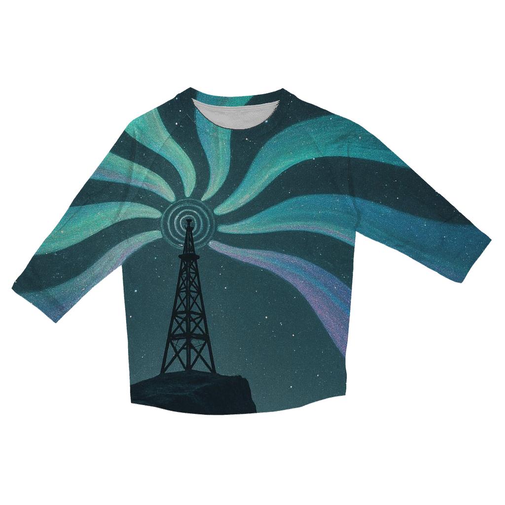 Radio Tower Aurora trendy 3/4 sleeve tops