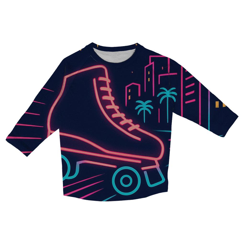 Laser Skate Boulevard stylish quarter sleeve tops