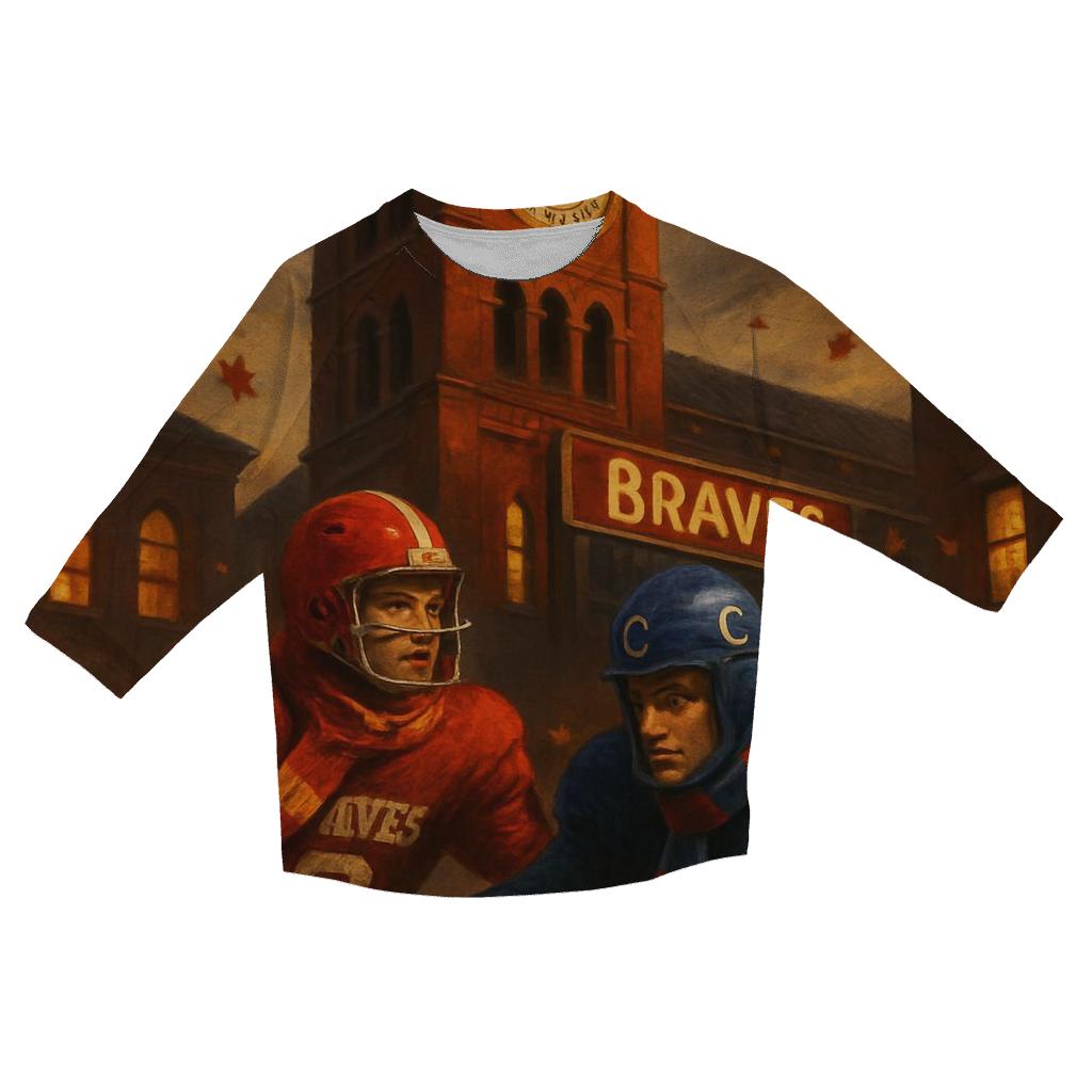 Clocktower Final Play casual three quarter sleeve shirts