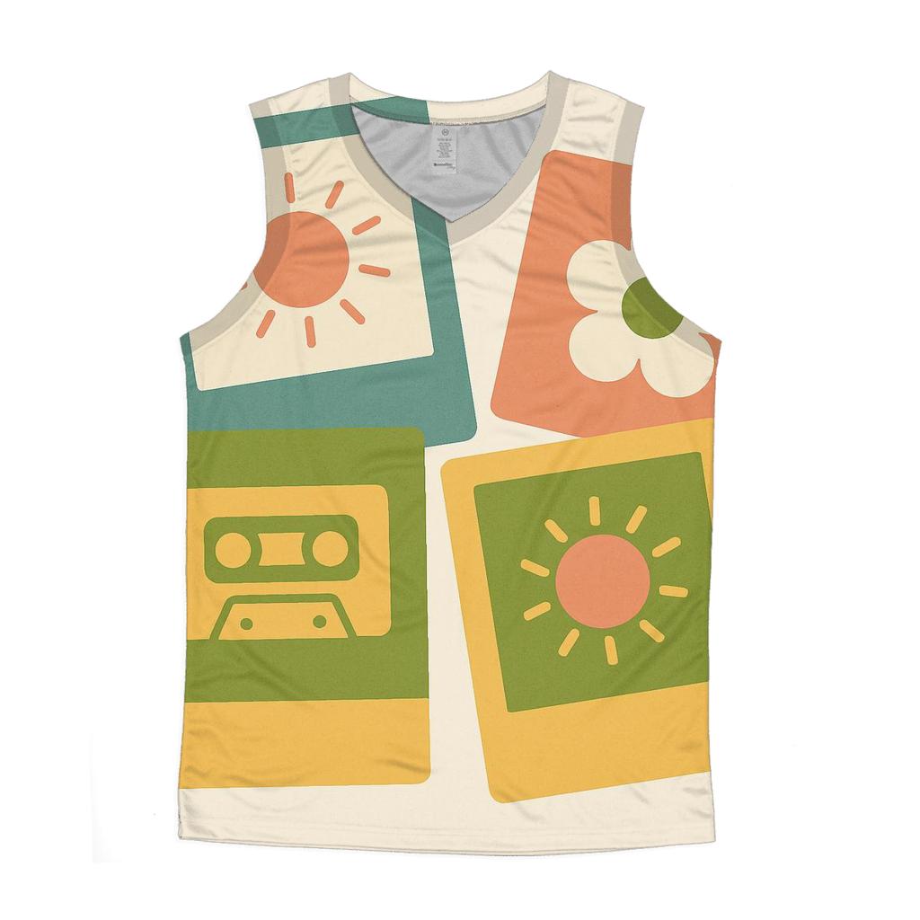 Polaroid Daydreams personalized athletic tanks