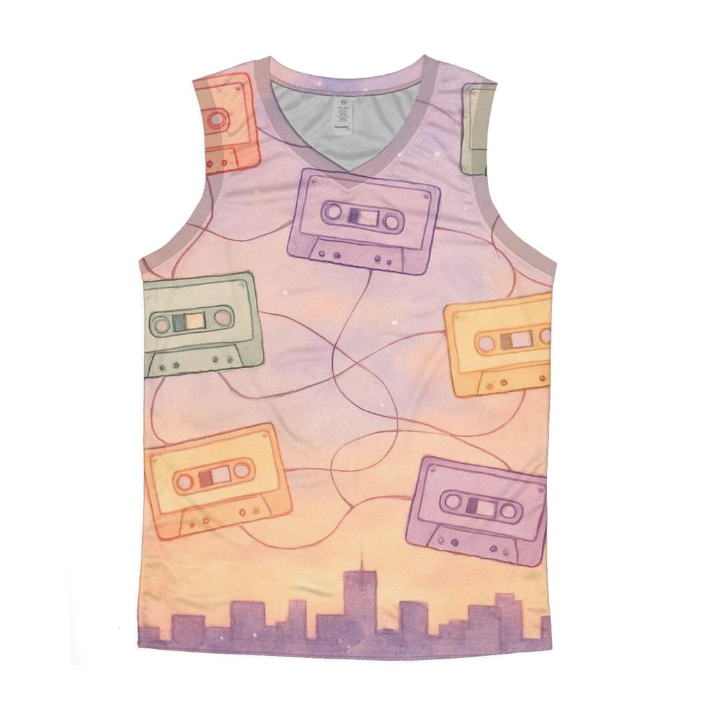 Cassette Constellation designer workout tanks