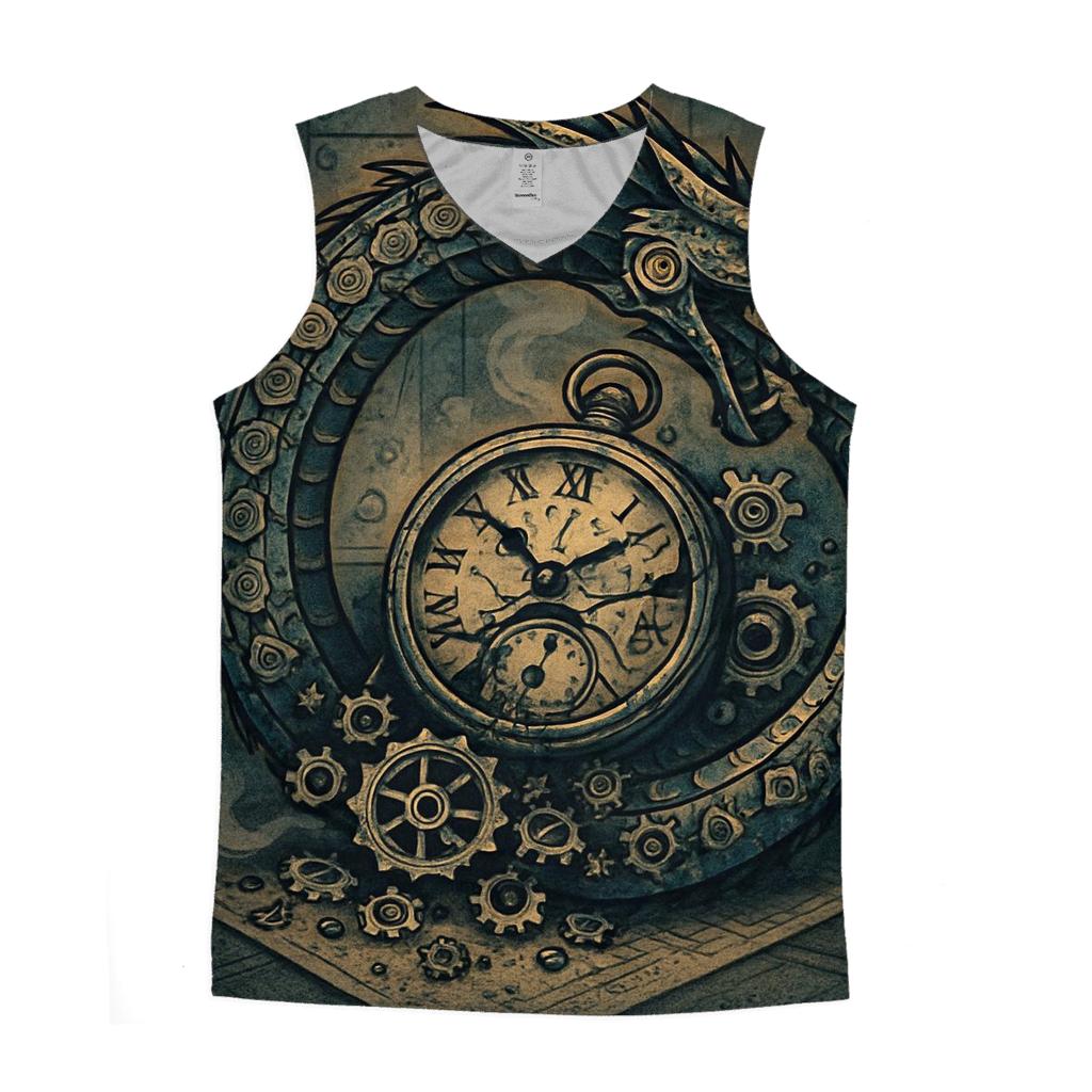 Clockwork Ouroboros Sentinel trendy fitted tank tops