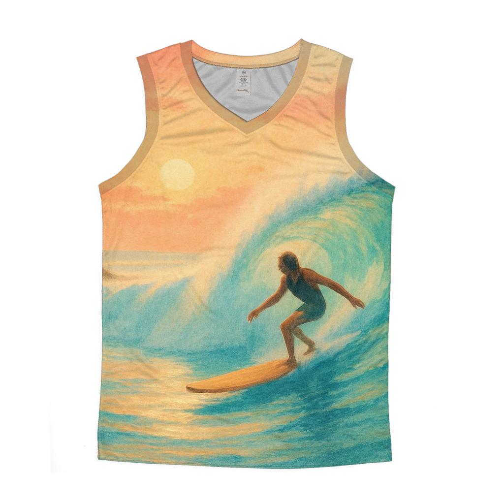 Sunrise Surf Session trendy fitted tank tops