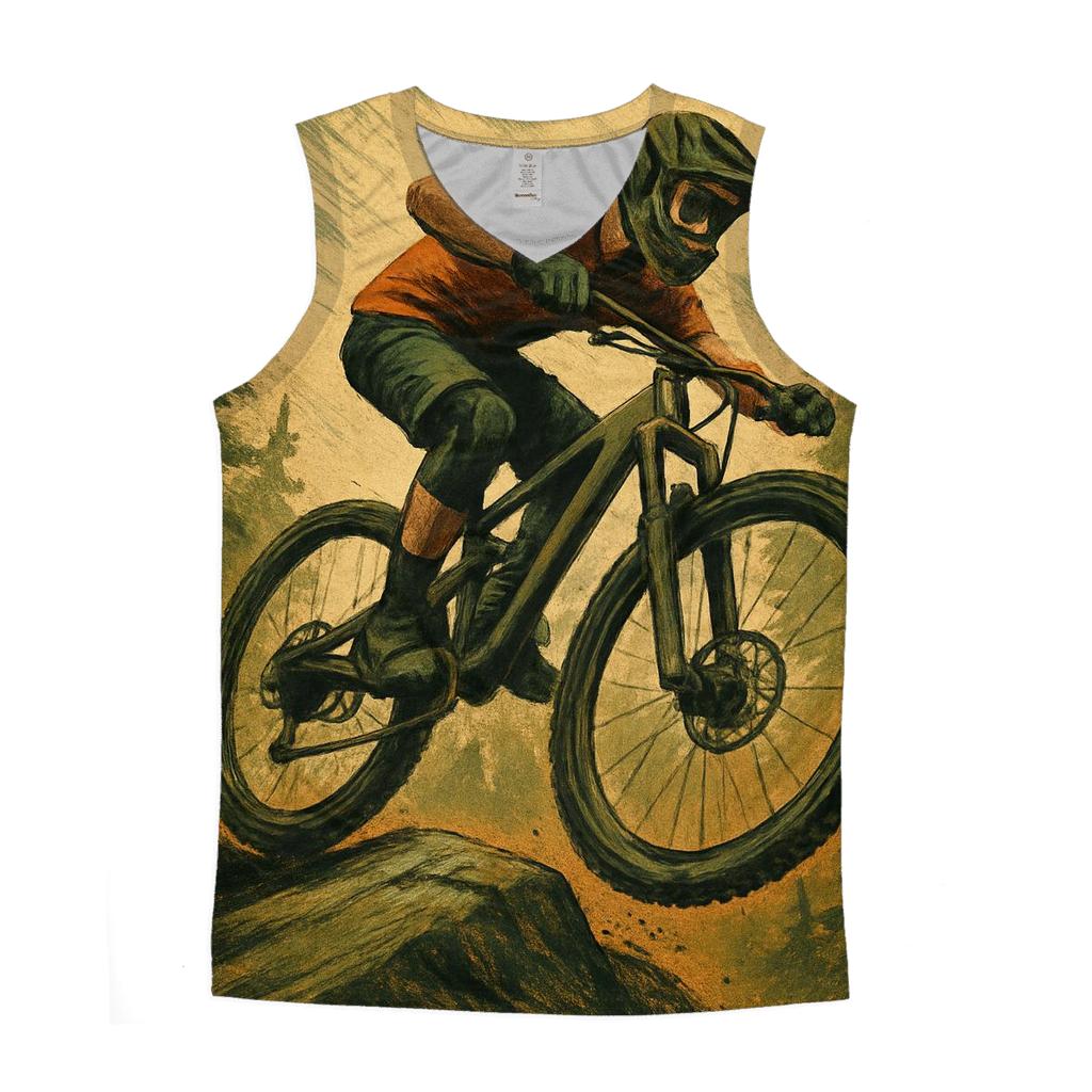 Trail Enduro Burst graphic print tank tops