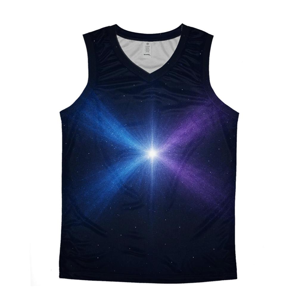 Pulsar Beam Cross cotton sleeveless tops
