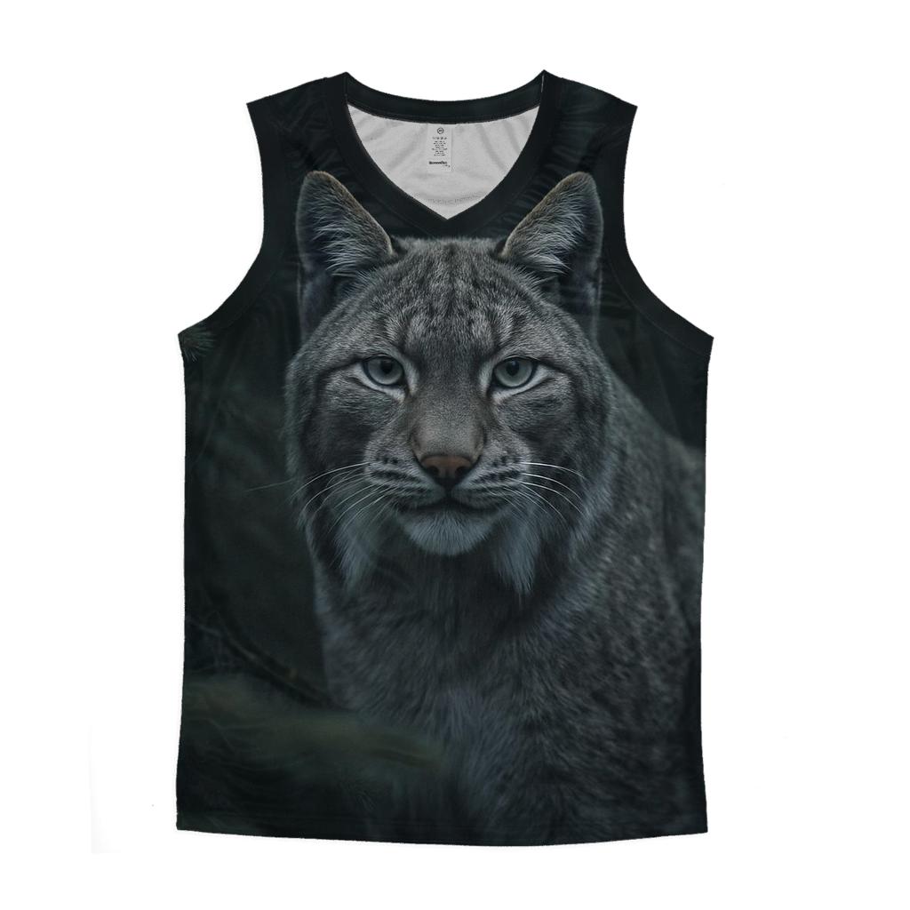 Boreal Stalker — Lynx Portrait custom tank tops