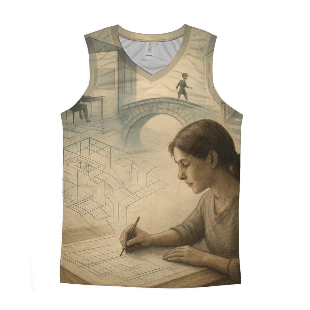 The Quiet Architect custom tank tops