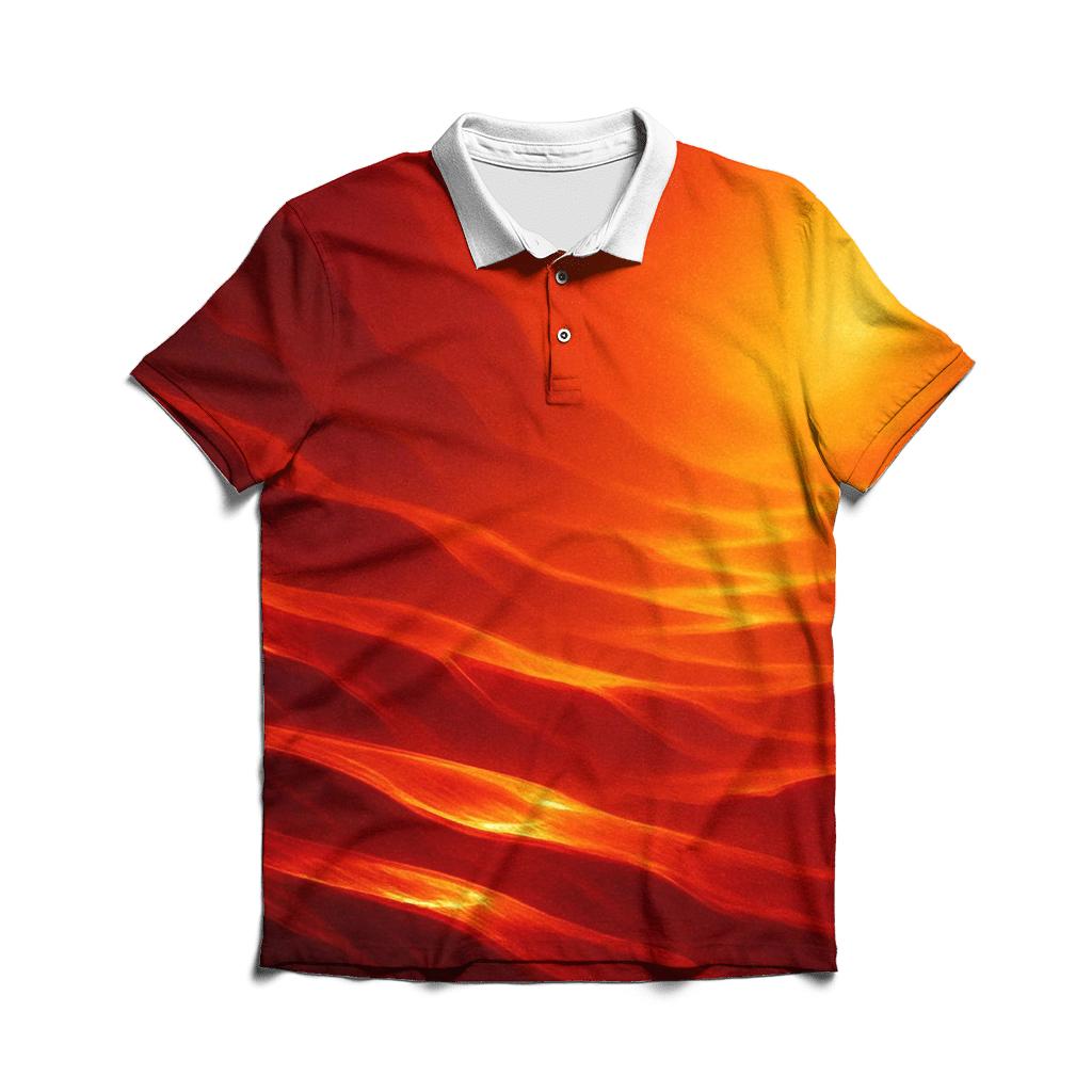 Molten Cascade personalized polo shirts