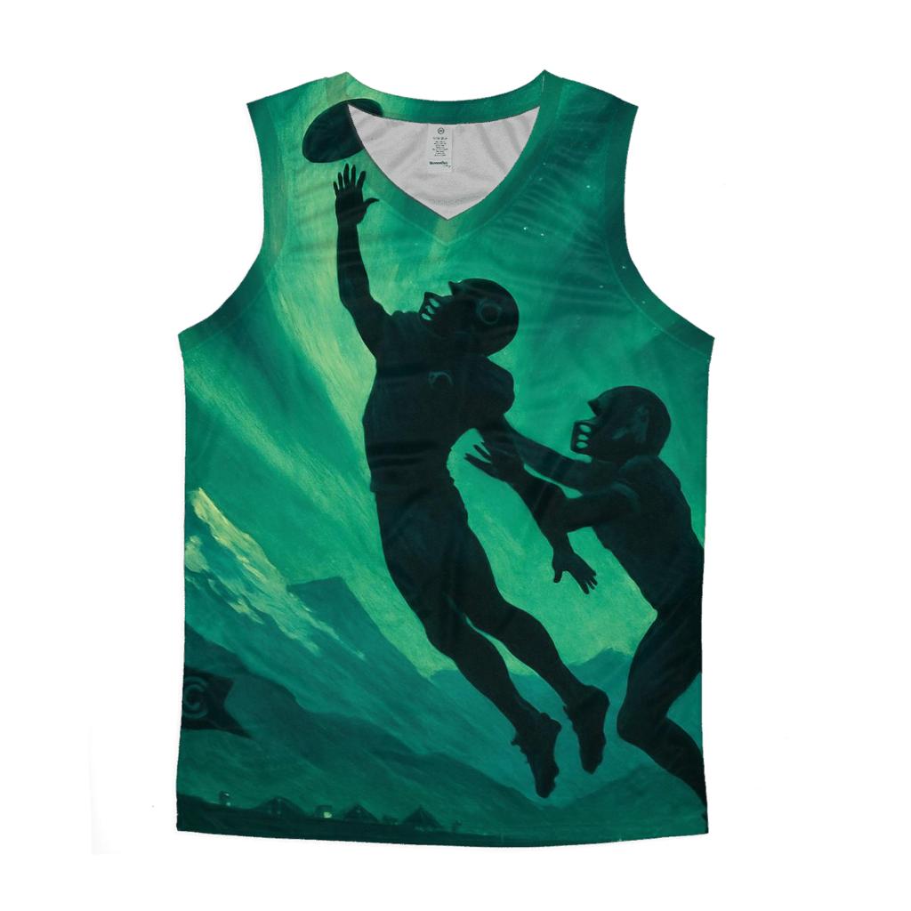 Aurora Endzone Leap cotton sleeveless tops