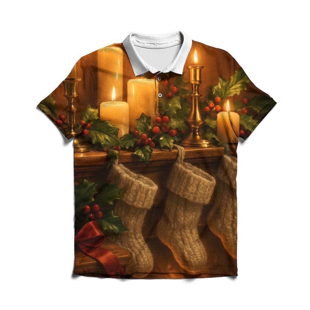 Mantelpiece Of Memories stylish collar polo tees