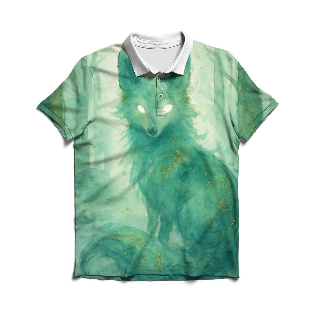 Mystical Forest Spirit personalized polo shirts