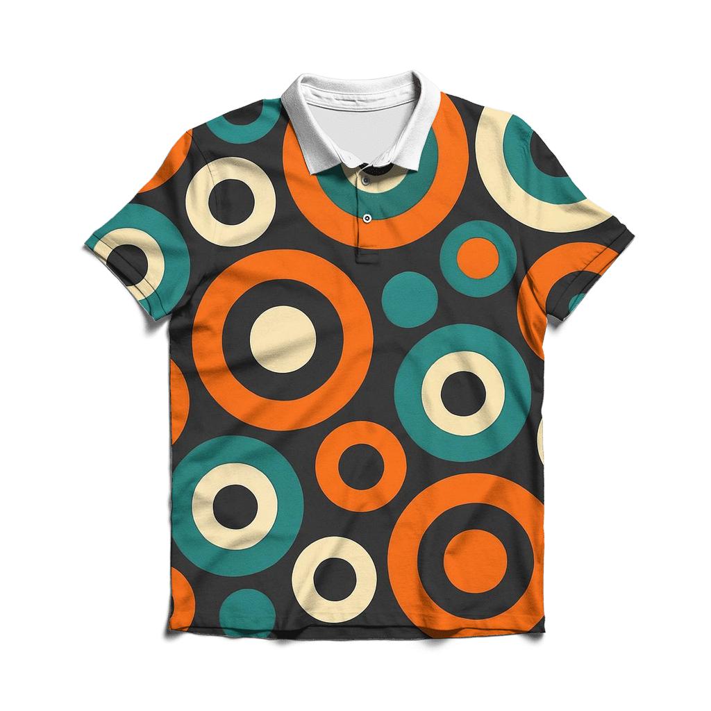 Funk Alley Circles custom polo shirts