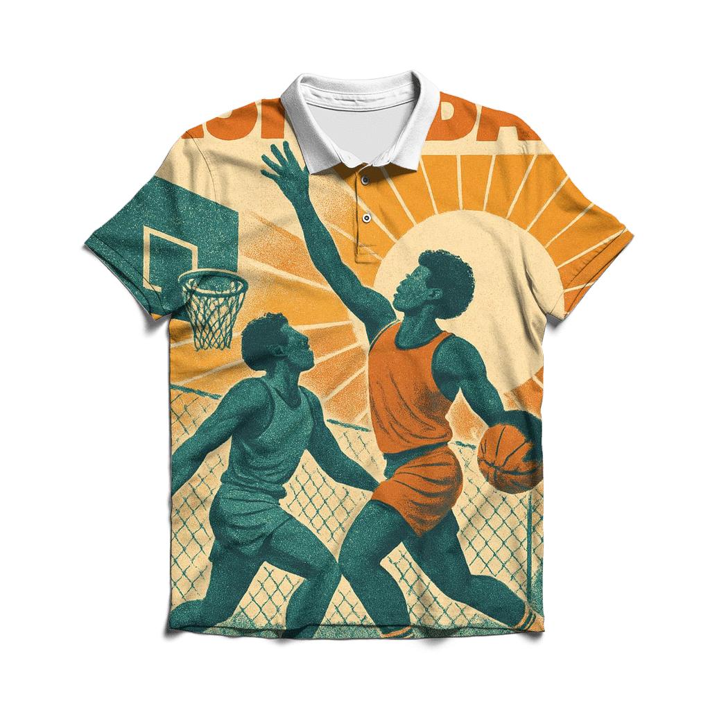 Street Ball Retro custom polo shirts