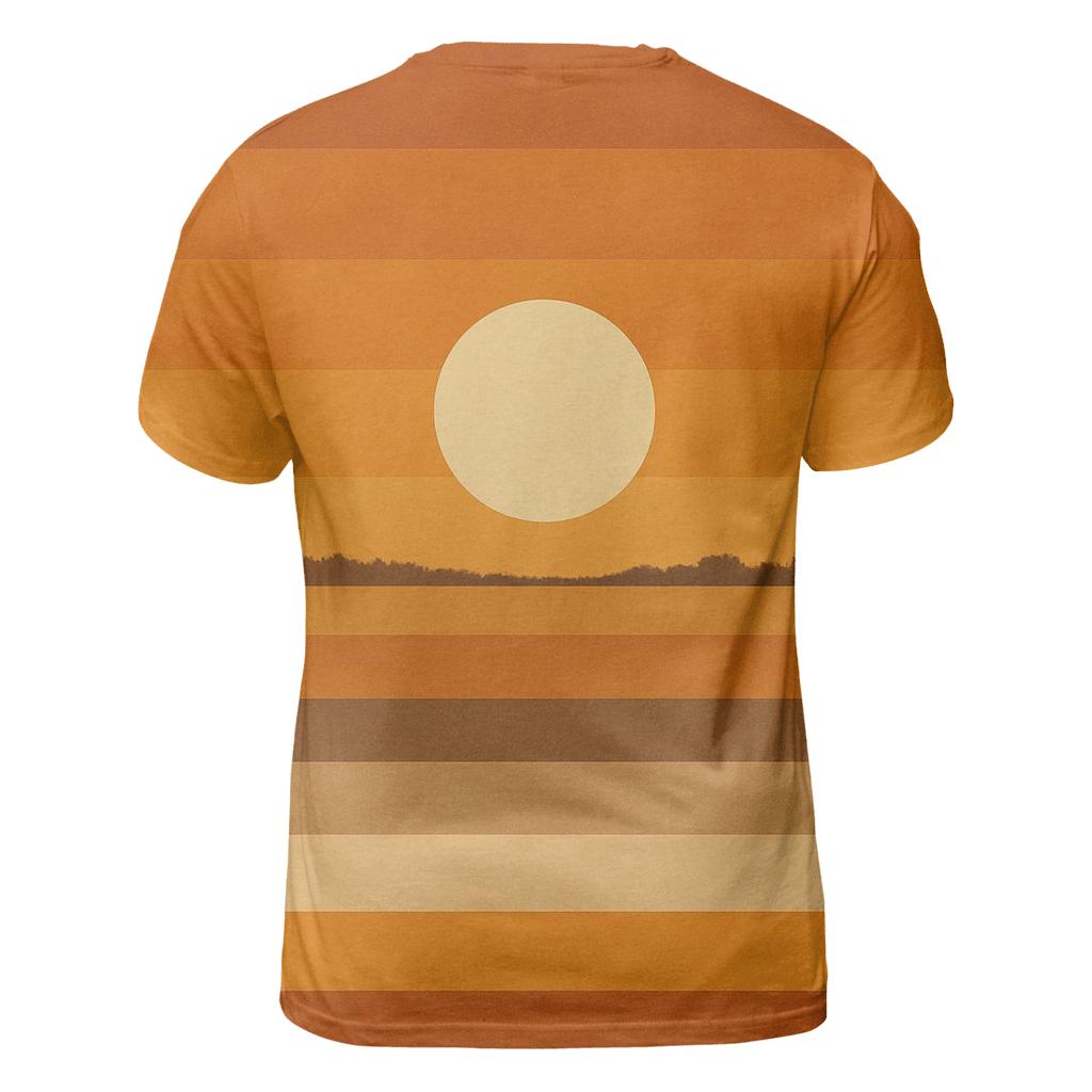 Harvest Moon Stripes creative print fashion shirts