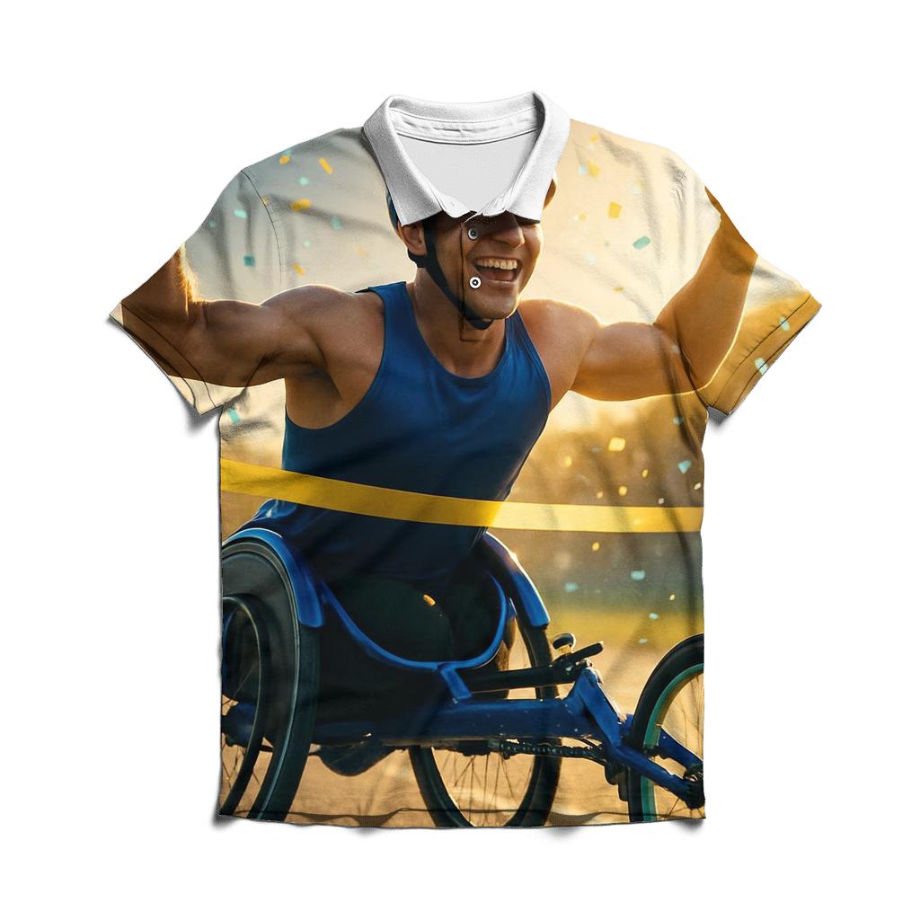 Adaptive Track Triumph premium cotton polo shirts