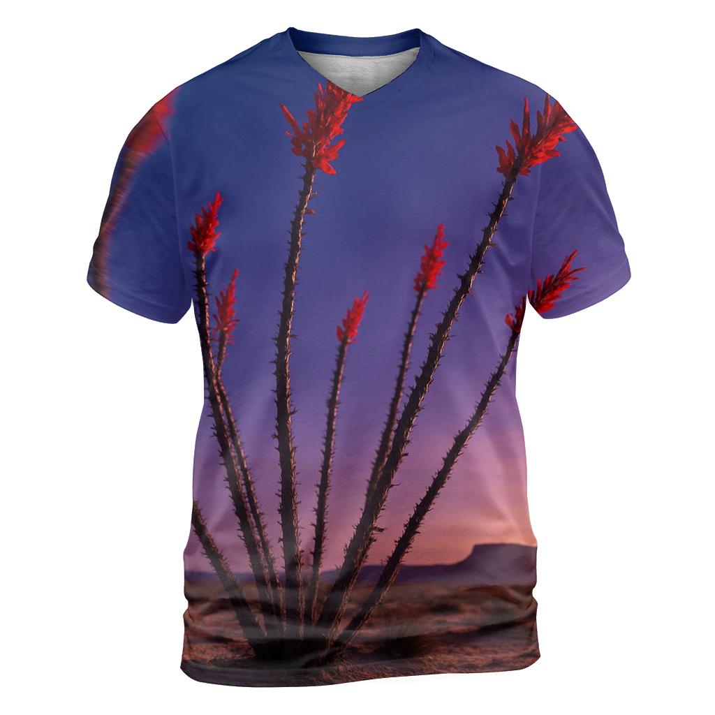 Desert Ocotillo At Dusk Bloom personalized full print shirts