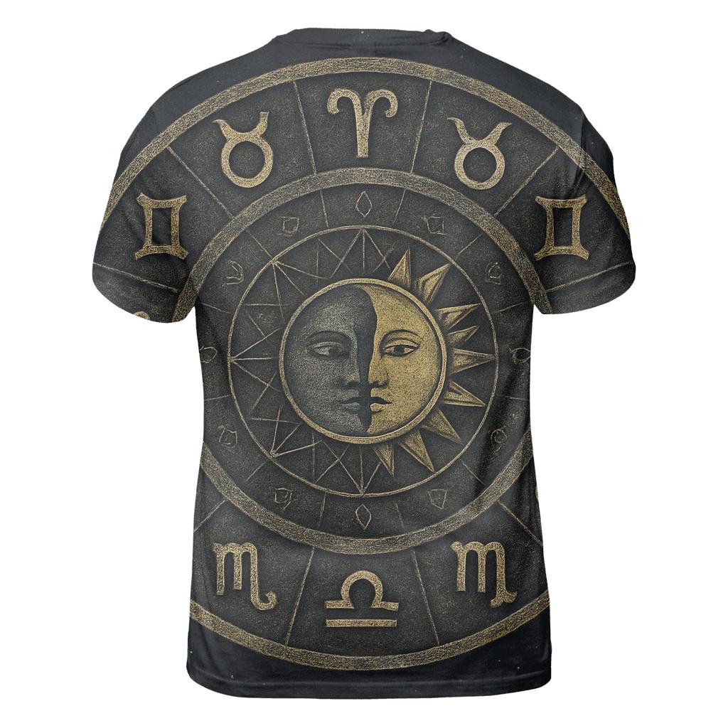 Zodiac Wheel Mandala Circle personalized full print shirts