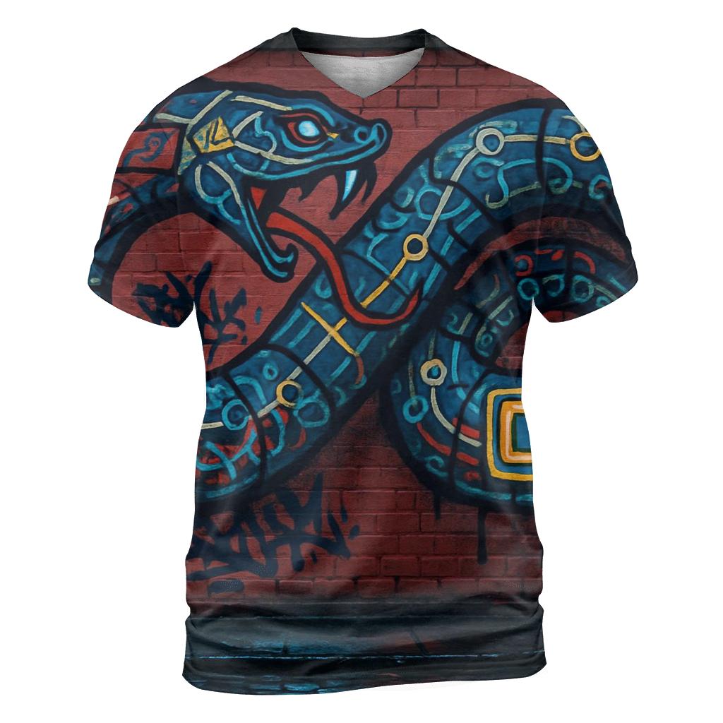 Urban Alley Ouroboros Graffito unique graphic print tees