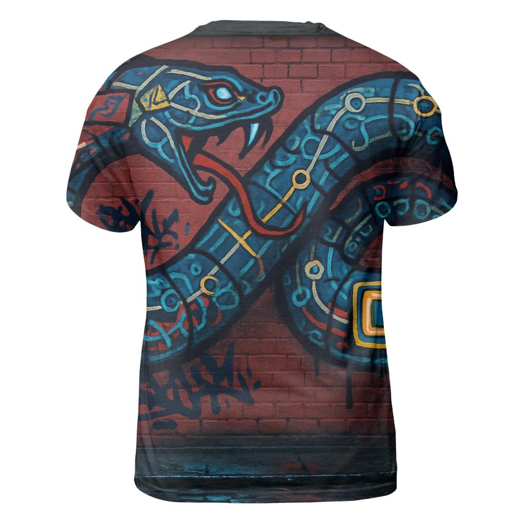 Urban Alley Ouroboros Graffito unique graphic print tees