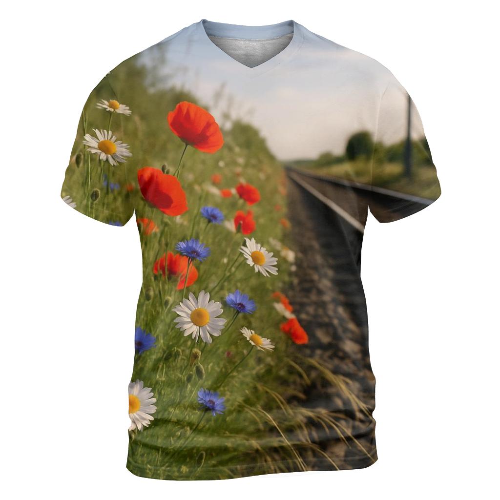 Railway Wildflower Verge personalized full print shirts