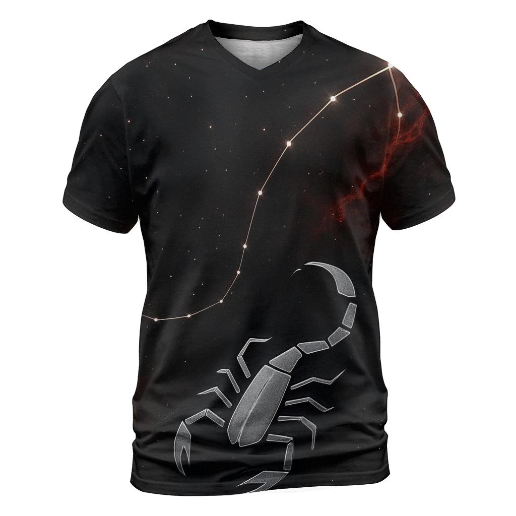 Scorpio Galactic Scorpion Design designer pattern shirts