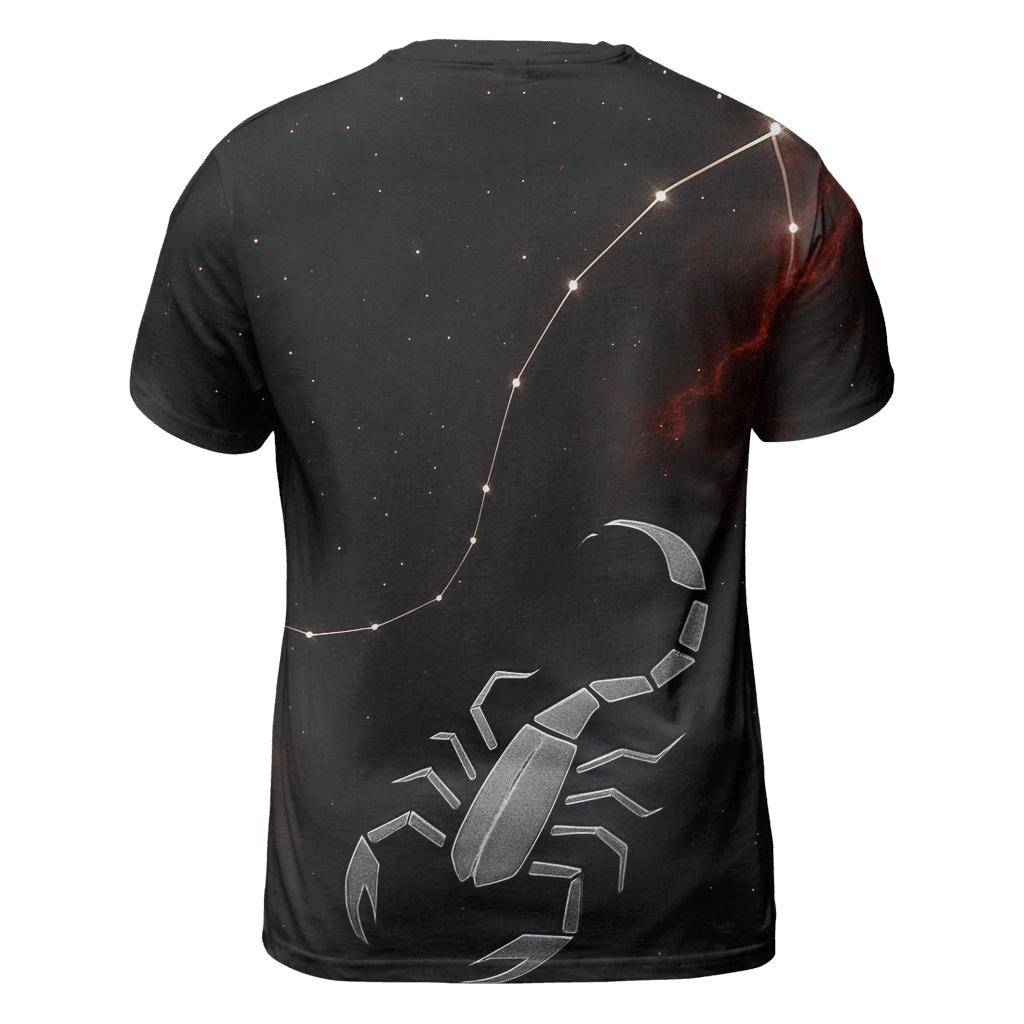 Scorpio Galactic Scorpion Design designer pattern shirts