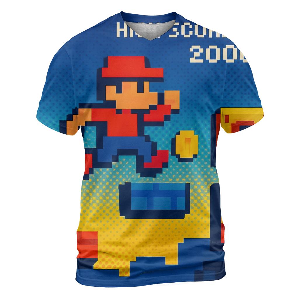 Vintage Arcade Pixel Art personalized full print shirts