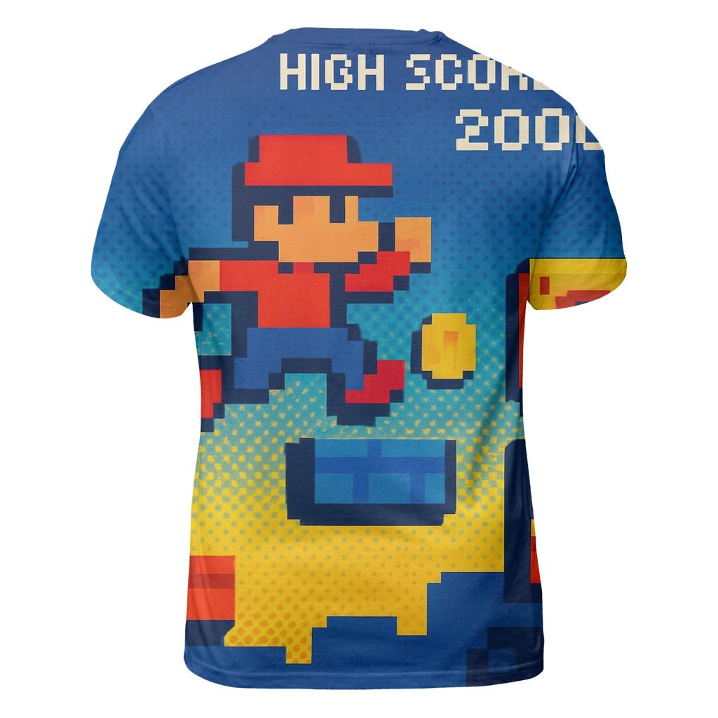 Vintage Arcade Pixel Art personalized full print shirts