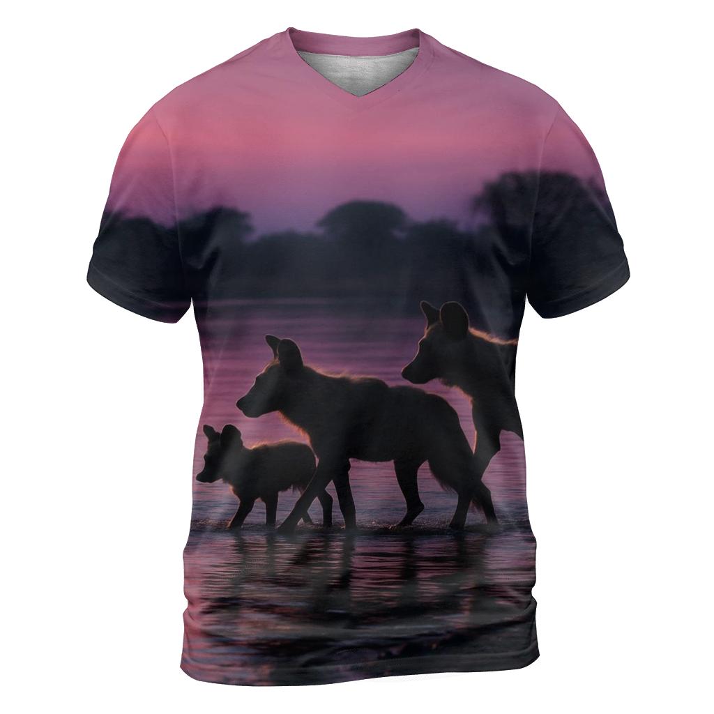 Crepuscular Pack Crossing unique graphic print tees