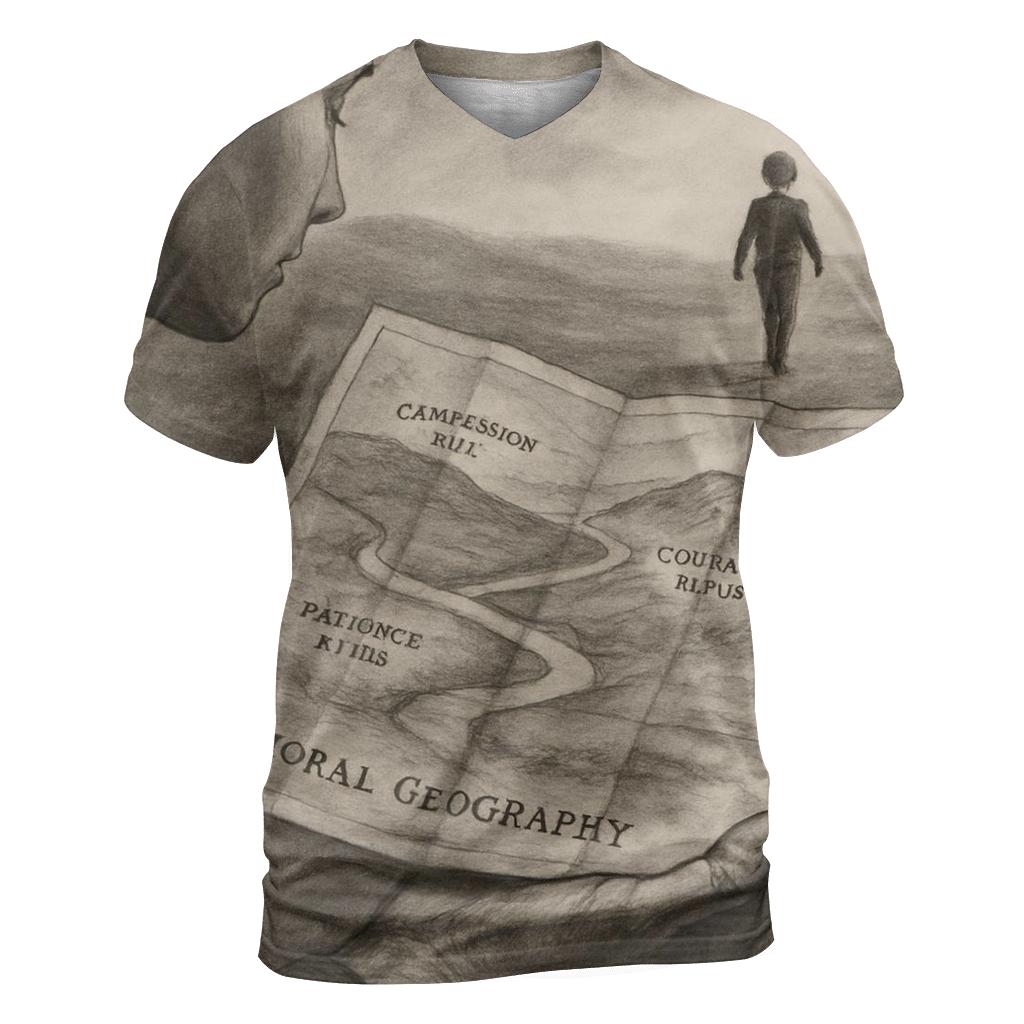 The Silent Map vibrant all-over design tees
