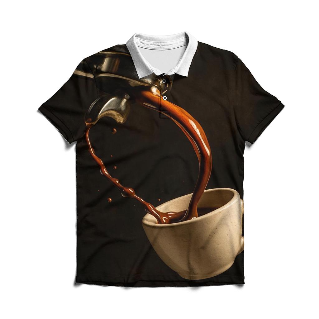 Espresso Shot Arc classic pique polos