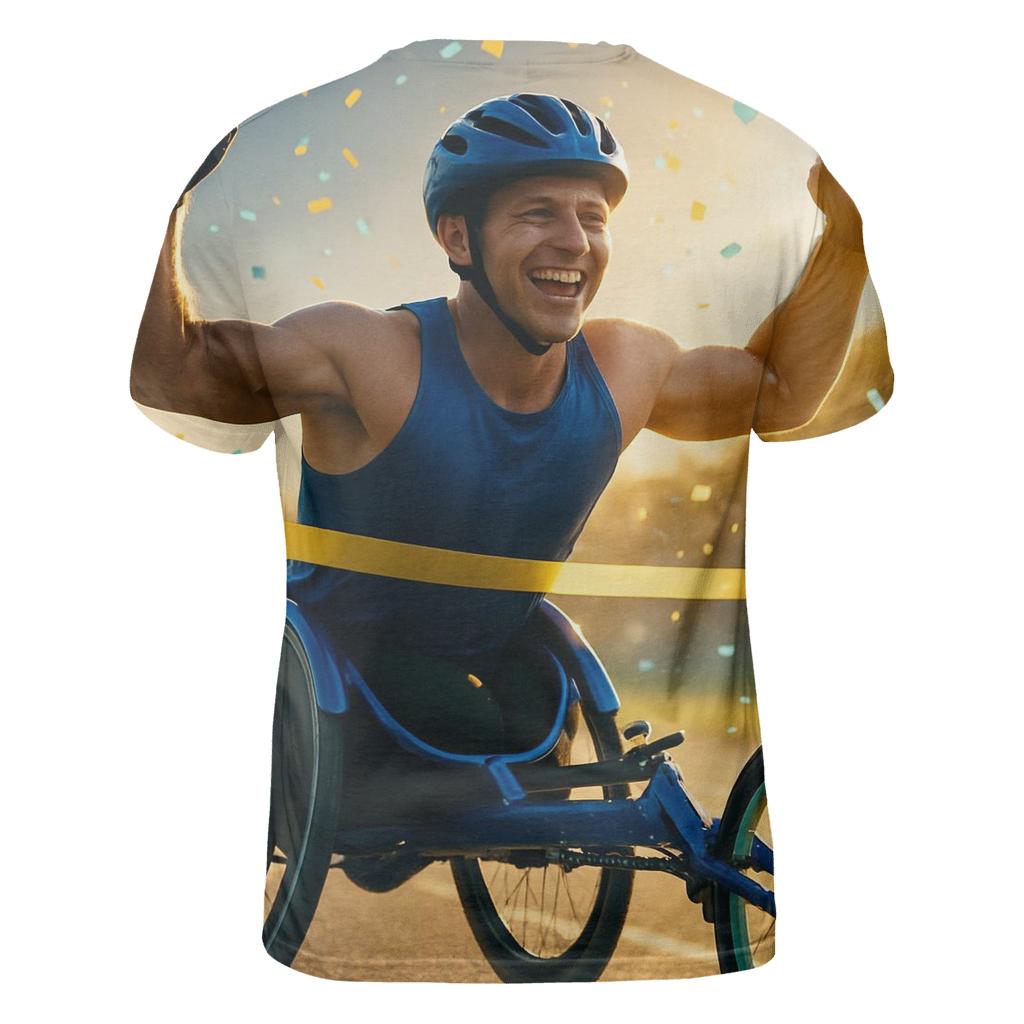 Adaptive Track Triumph unique graphic print tees