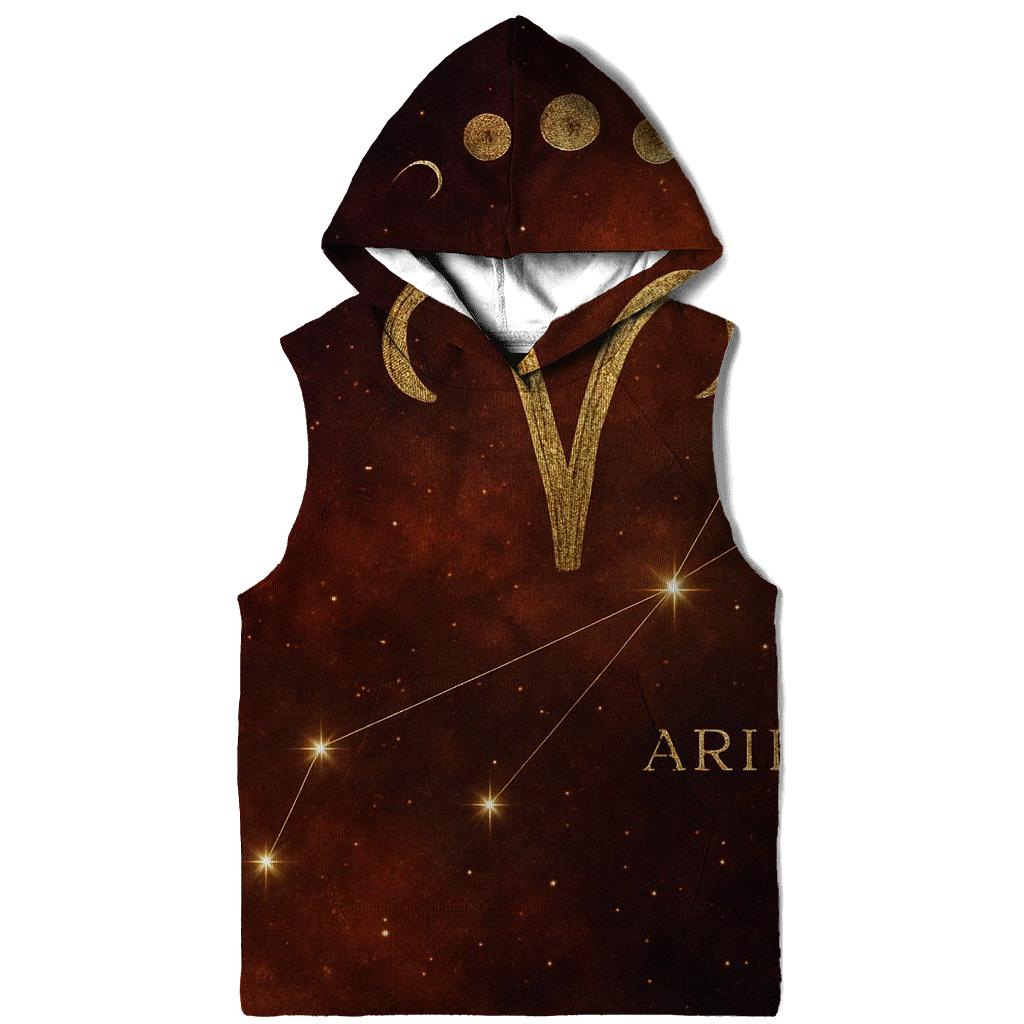 Aries Rising Constellation Map hoodie styles